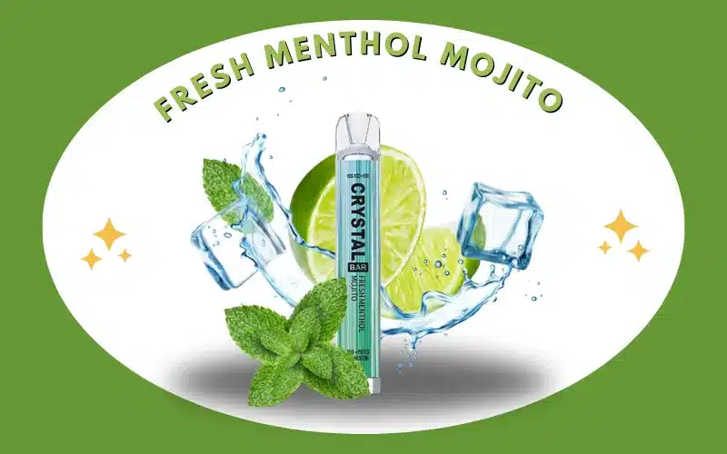 Crystal Vape Sorten - Fresh Menthol Mojito