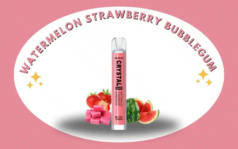 Crystal Vape Sorten - Watermelon Strawberry Bubblegum
