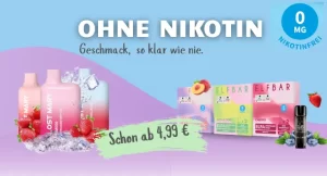 E-Zigarette Ohne Nikotin