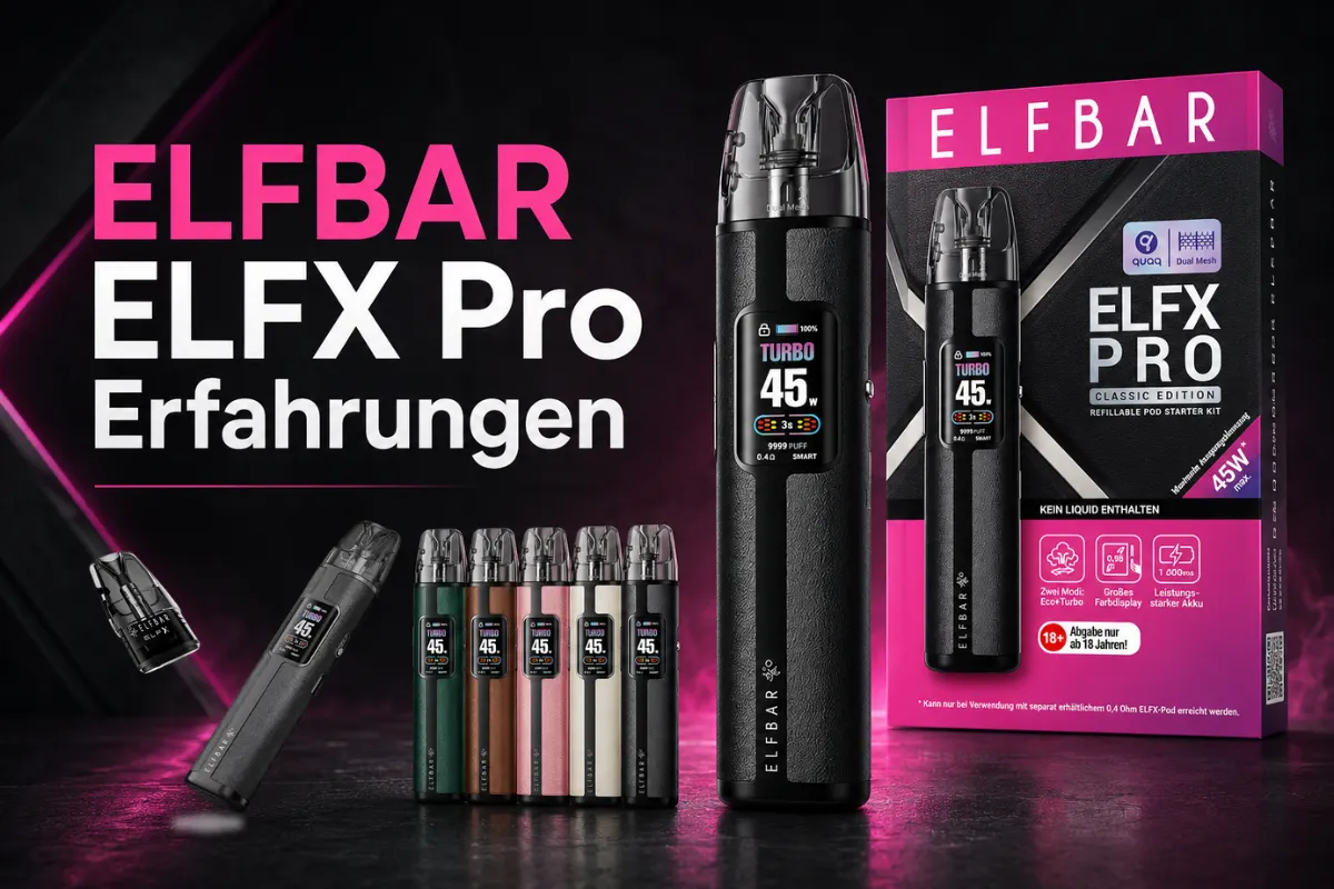 Elfbar Elfx Pro Erfahrungen: Lohnt Sich Das Wirklich? 5 Ehrliche Antworten | Vapepenzone Deutschland ELFBAR ELFX Pro Erfahrungen