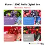 Fumot 12000 Puffs Digital Box -Geschmack