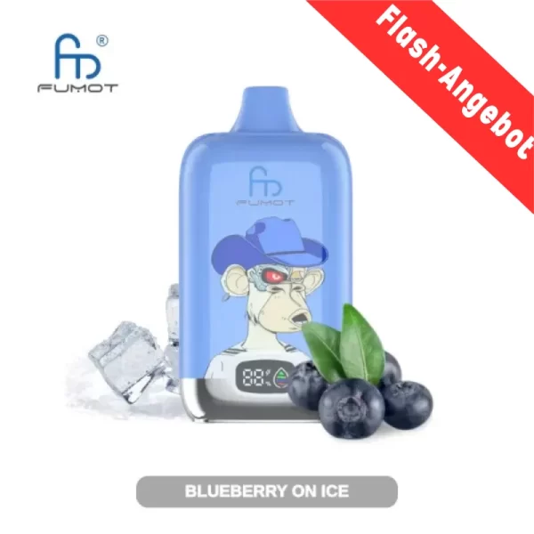 Fumot Digital Box 12000 – Blueberry On Ice