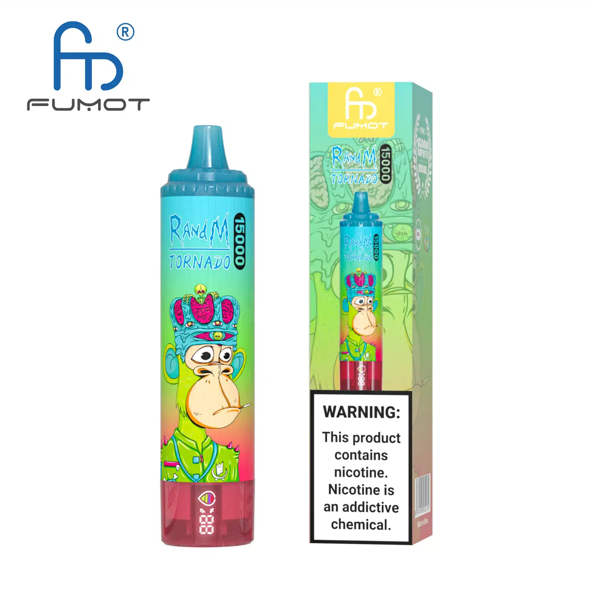 elfbar elfa master akku Fumot Tornado 15000 Strawberry Grape main image 1