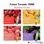 Fumot Tornado 15000 -Geschmack