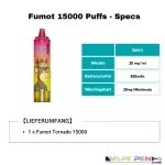 Fumot Tornado 15000-details