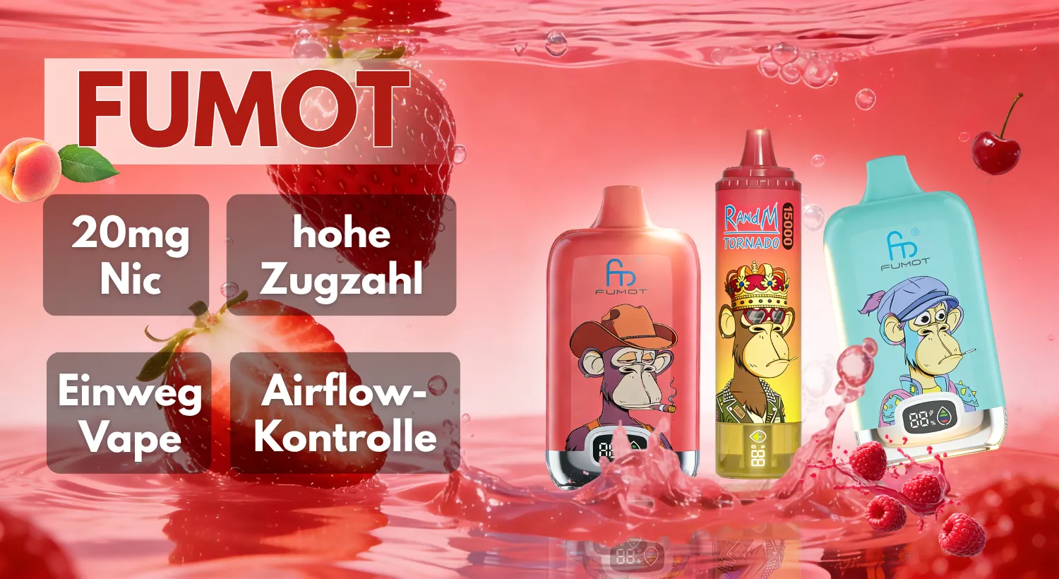 Fumot Vapes Starter-Set (1 X Fumot 12K, 1 X Fumot 15K) | Vapepenzone Deutschland Fumot Vape Kaufen - big puff -Einweg E-Zigaretten Kaufen Pod Kaufen