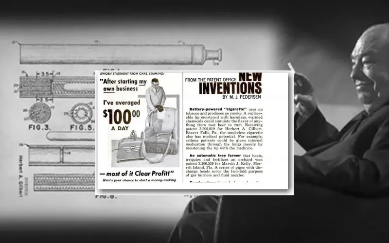 Geschichte der E-Zigarette - Herbert A. Gilbert