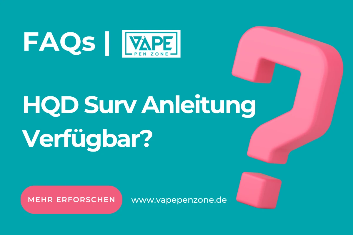 HQD Surv Anleitung Verfügbar