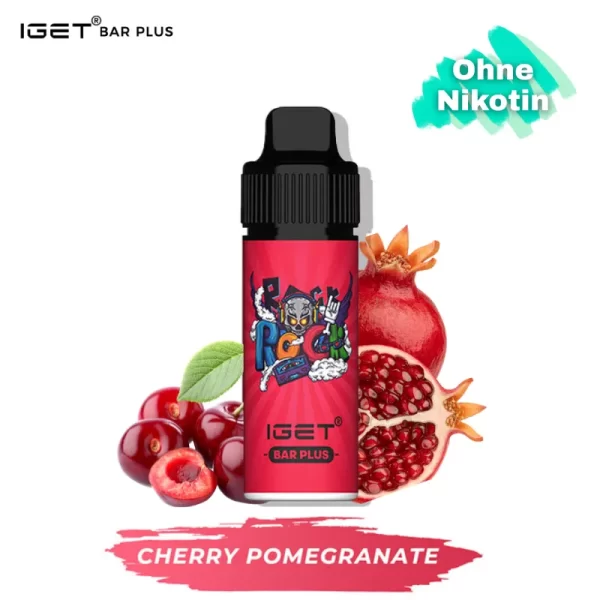 IGET Bar Plus Kit nikotinfrei - Cherry Pomegranate
