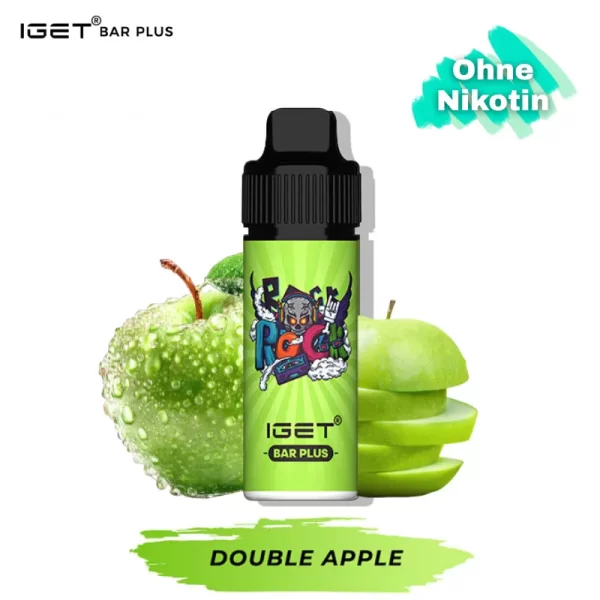 IGET Bar Plus Kit nikotinfrei - Double apple 6000 Züge