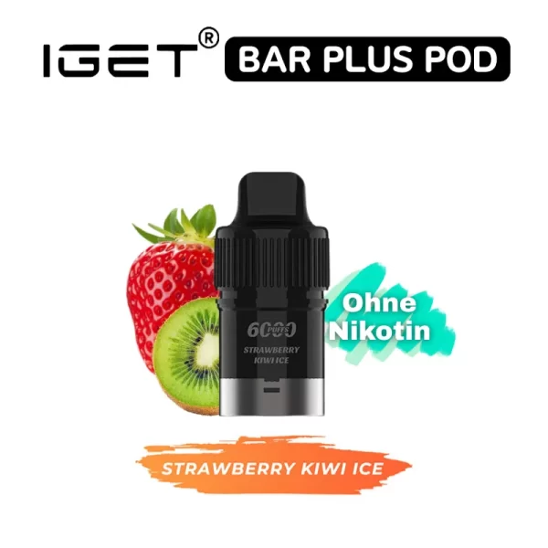 Strawberry Kiwi Ice – IGET Bar Plus Pod nikotinfrei