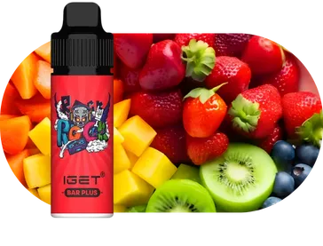 IGET Bar Plus Strawberry Kiwi Ice - 6000