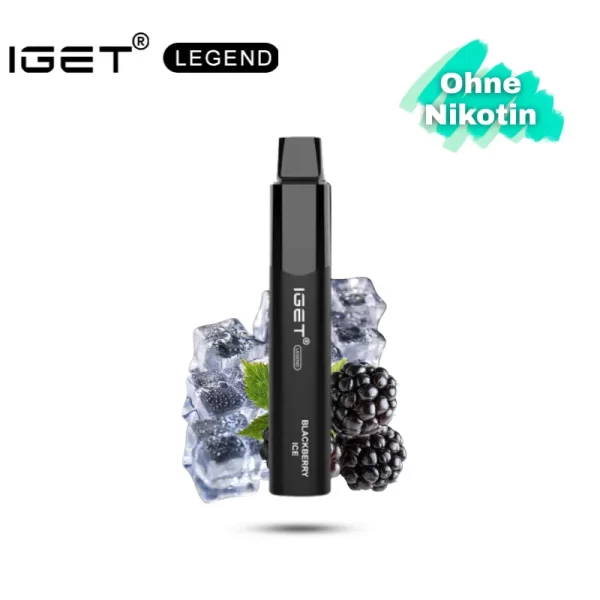 IGET Legend nikotinfrei 4000 Züge - Blackberry Ice