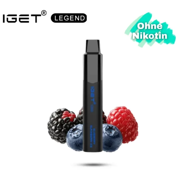 IGET Legend nikotinfrei 4000 Züge - Blueberry Blackberry Ice