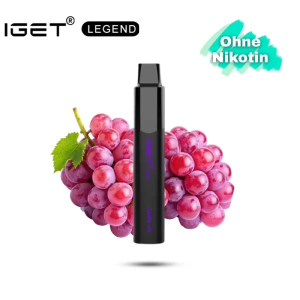 IGET Legend 4000 Puffs 0% - Grape Ice