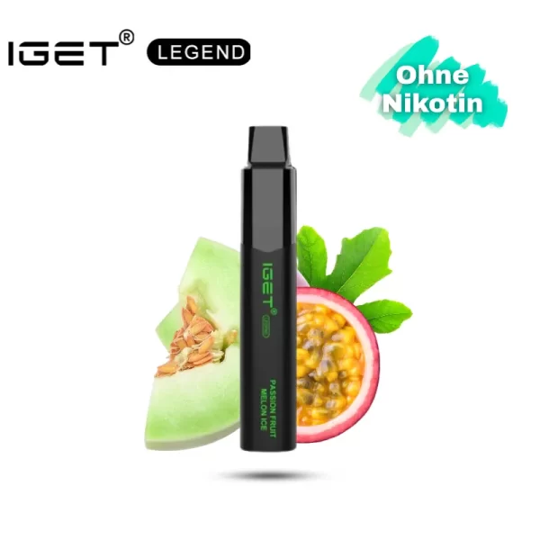 IGET Legend nikotinfrei 4000 Züge - Passion Fruit Melon Ice
