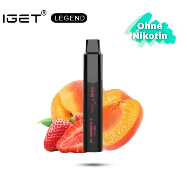 IGET Legend nikotinfrei 4000 Züge - Peach Strawberry Ice