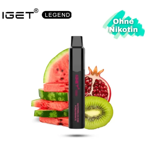IGET Legend 4000 Puffs 0% - Watermelon Kiwi Pomegranate