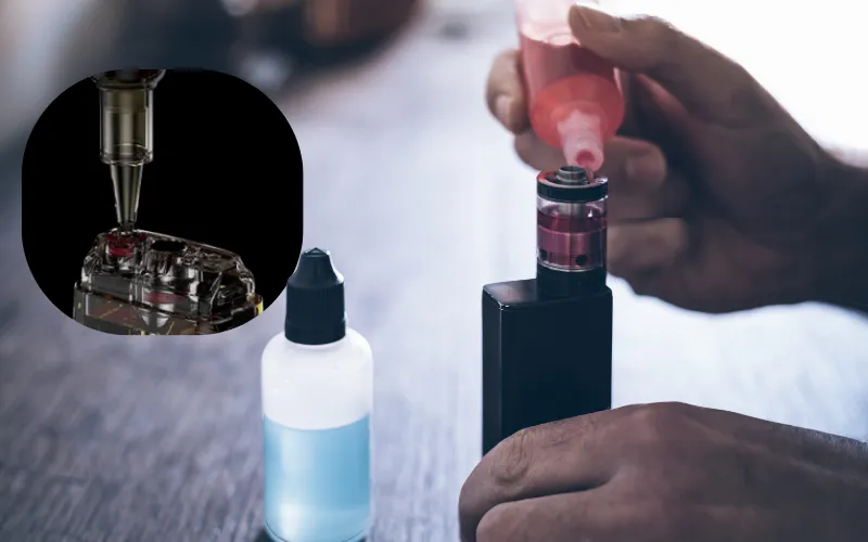 Vape schmeckt verbrannt Liquid