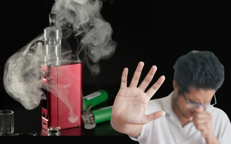 Warum hustet man bei E-Zigaretten