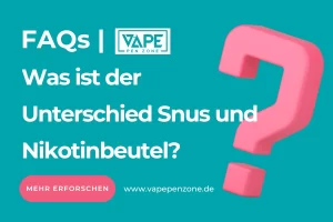 Nikotinbeutel / Nicotine Pouches | Vapepenzone Deutschland Was ist der Unterschied Snus und Nikotinbeutel?