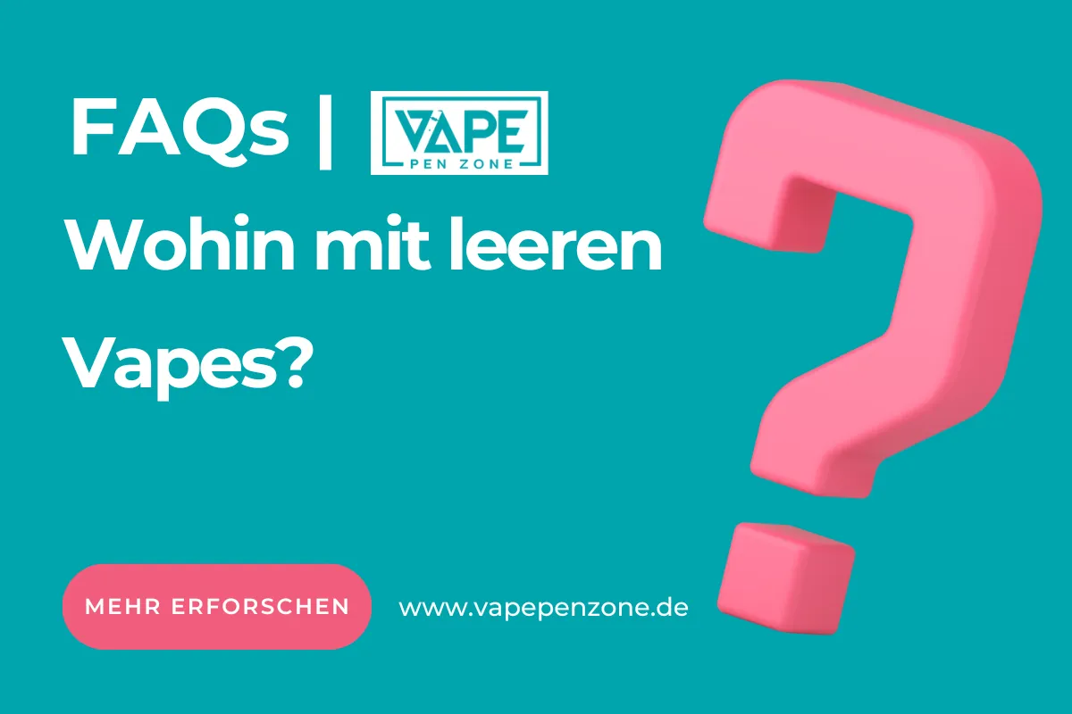 Wohin Mit Leeren Vapes? | Vapepenzone Deutschland Wohin mit leeren Vapes