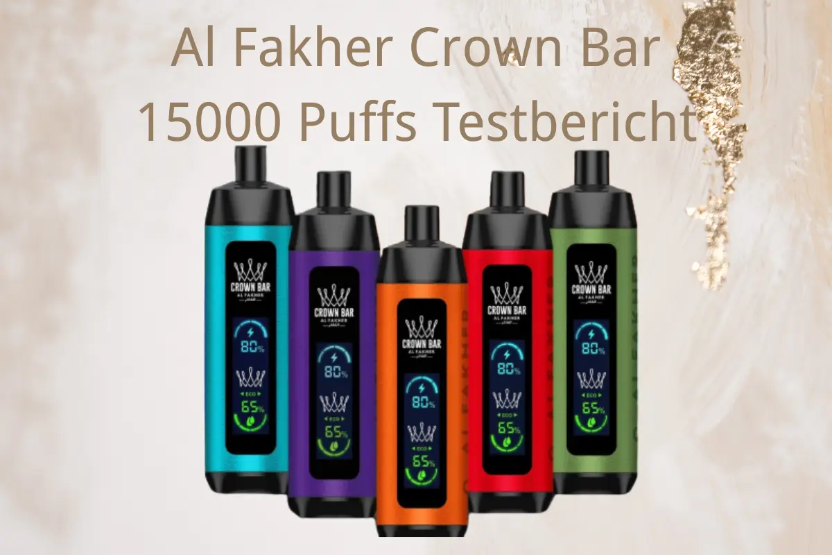 Al Fakher Crown Bar 15000 Puffs Testbericht
