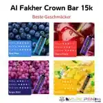 Al Fakher Crown Bar 15K Beste Geschmaecker