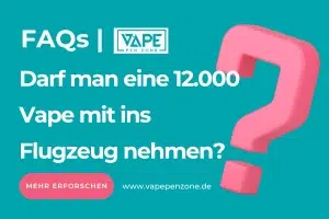 Home | Vapepenzone Deutschland Darf man eine 12.000 Vape mit ins Flugzeug nehmen