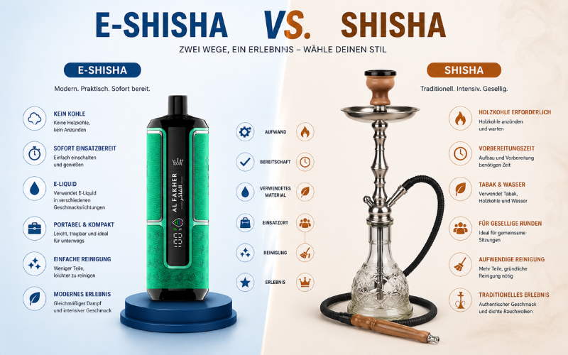 Shisha & E-Shisha – Tabak, Bar Und Zubehör