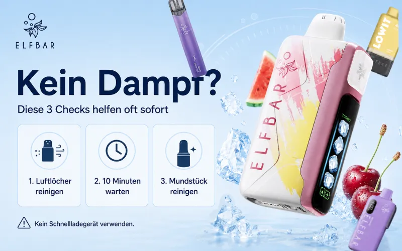 Elfbar Funktioniert Nicht? So Sparst Du Geld – 8 Echte Lösungen Ohne Neukauf