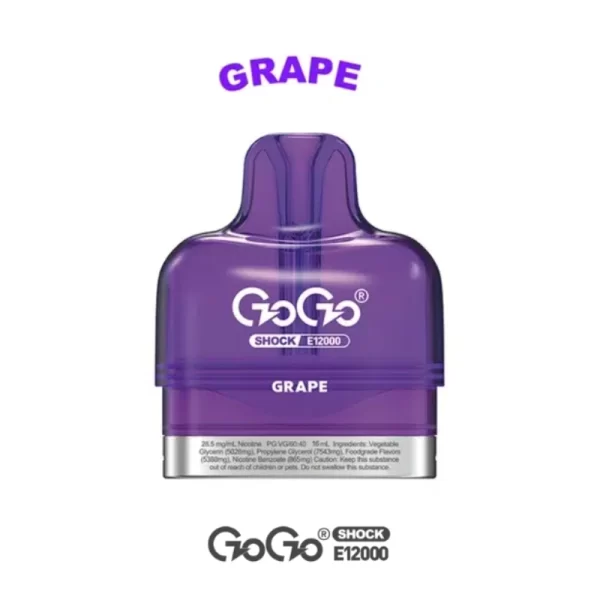 GOGO Shock E12000 Pod - Grape