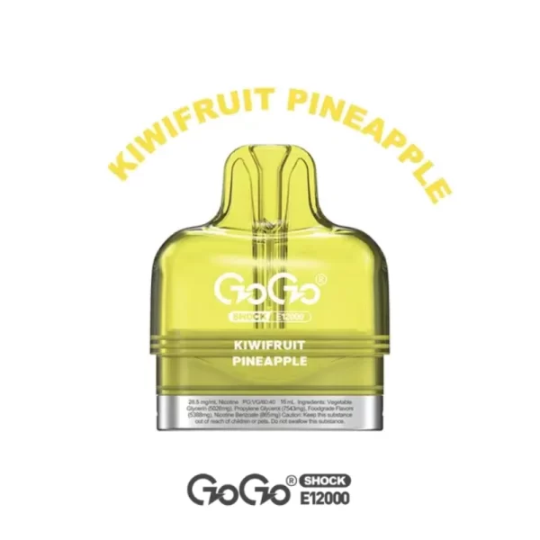 GOGO Shock E12000 Pod - Kiwifruit Pineapple