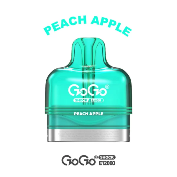 GOGO Shock E12000 Pod - Peach Apple
