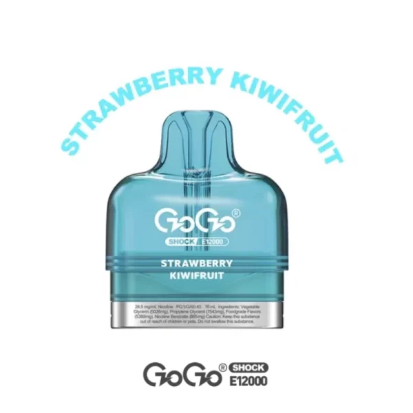 GOGO Shock E12000 Pod - Strawberry Kiwifruit