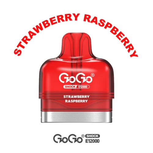GOGO Shock E12000 Pod - Strawberry Raspberry