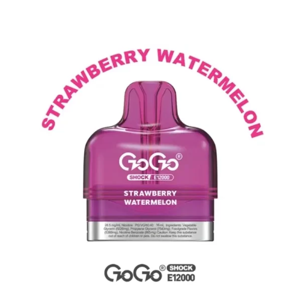 GOGO Shock E12000 Pod - Strawberry Watermelon