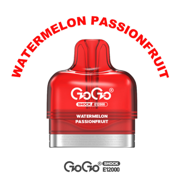 GOGO Shock E12000 Pod - Watermelon Passionfruit