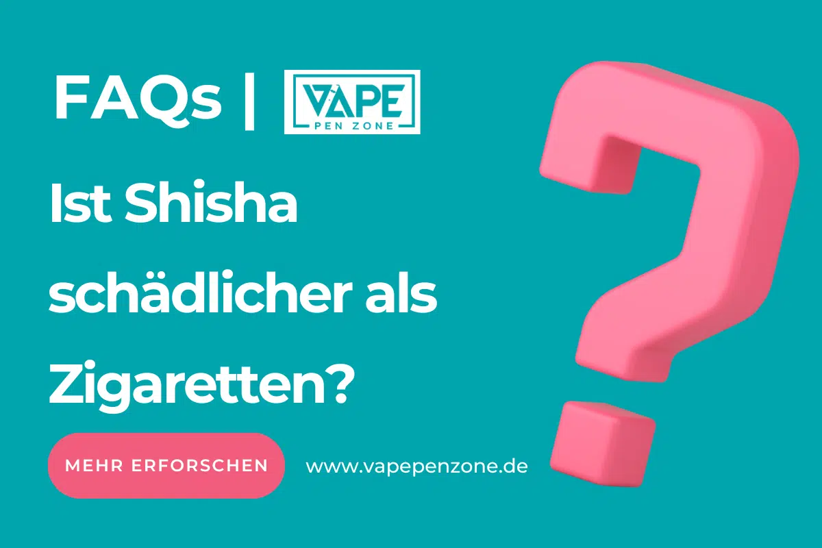 Ist Shisha Schädlicher Als Zigaretten? | Vapepenzone Deutschland Ist Shisha schädlicher als Zigaretten?