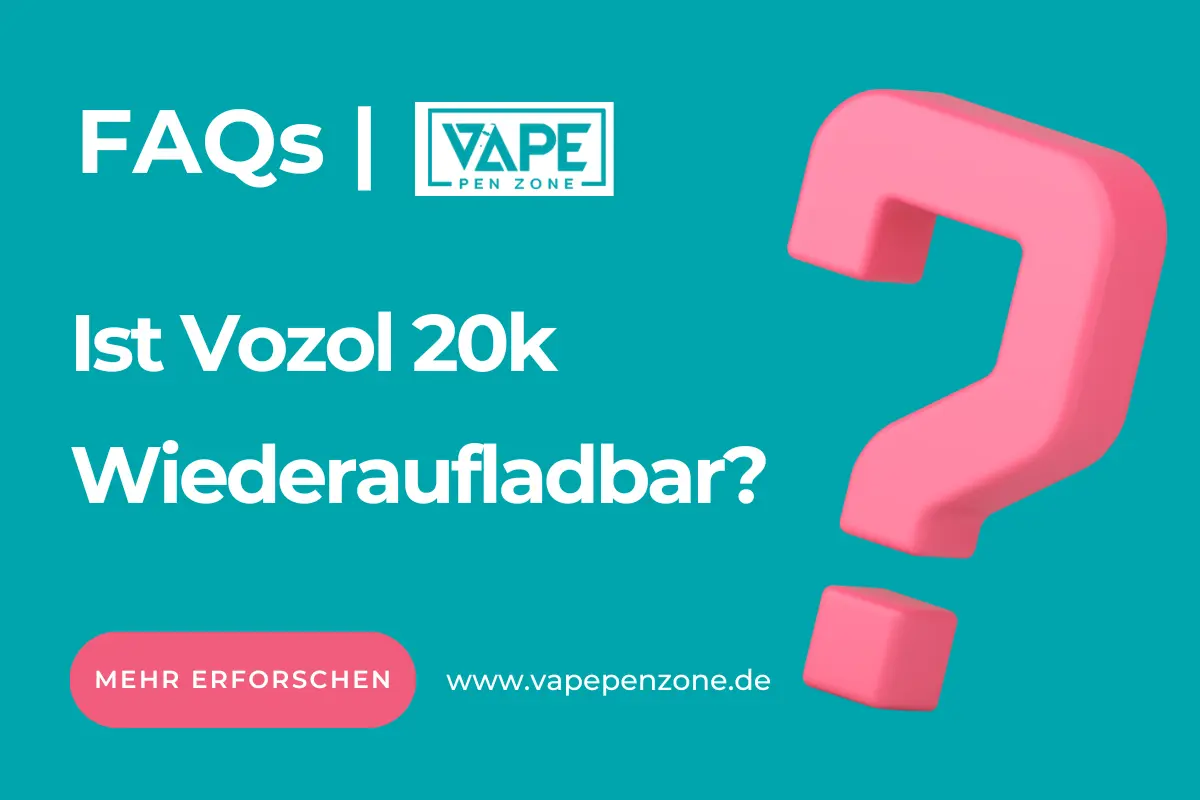 Ist Vozol 20k Wiederaufladbar?