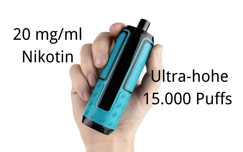 Mesh-Coil-Technologie und Luftstromregelung:Nikotinkonzentration