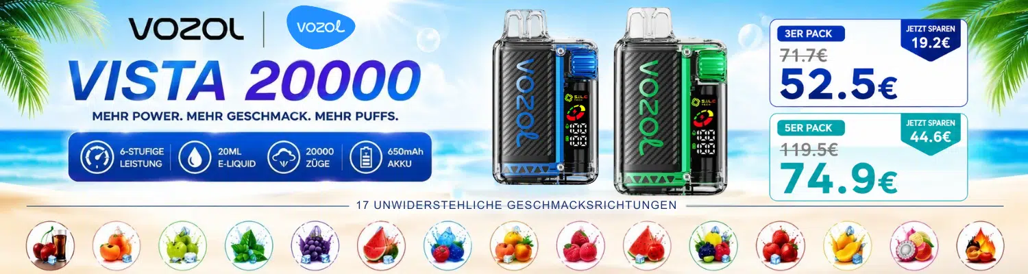 Vozol Vape 20000 Günstig Kaufen DE Banner