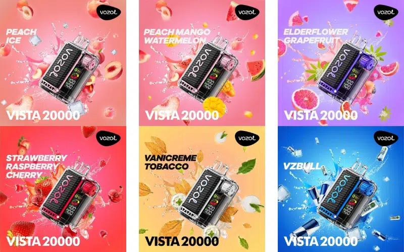 Vozol Vista 20000 Geschmacksrichtungen