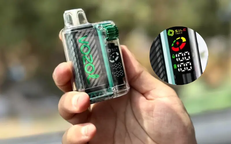 Vozol Vista 20000 Testbericht LED Display