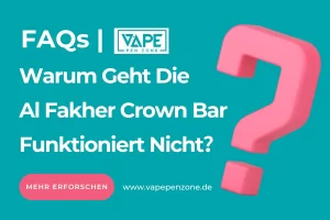 Warum Geht Die Al Fakher Crown Bar Funktioniert Nicht?