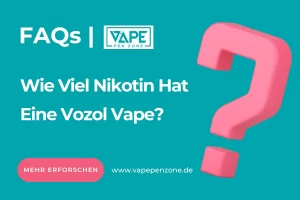 Wie Viel Nikotin Hat Eine Vozol Vape