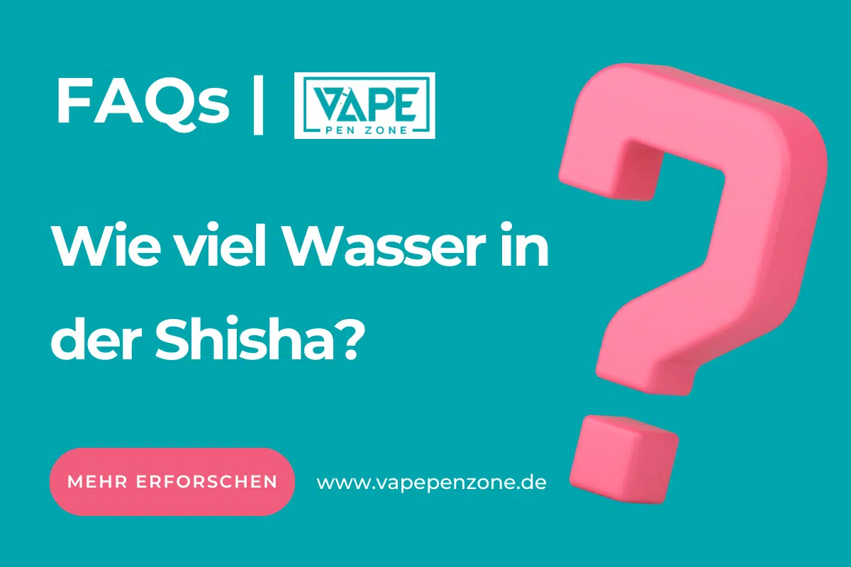 Wie Viel Wasser In Der Shisha? | Vapepenzone Deutschland Wie viel Wasser in der Shisha?